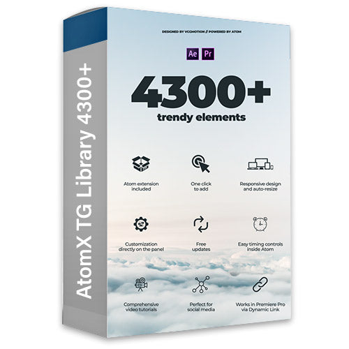AtomX TG Library 4300+ Motion Graphics Elements V4