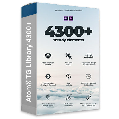 AtomX TG Library 4300+ Motion Graphics Elements V4