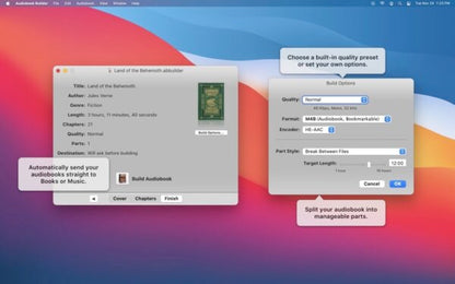 Audiobook Builder 2022 v2.2.2 Full Version MacOS