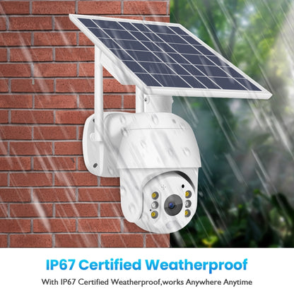 T16 1080P Full HD กล้อง WiFi พลังงานแสงอาทิตย์, รองรับสัญญาณเตือน PIR, การมองเห็นตอนกลางคืน, เสียงสองทาง, การ์ด TF, WiFi