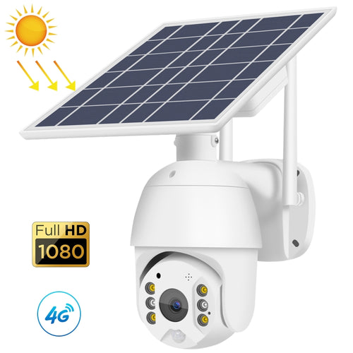 T16 1080P Full HD 4G (เวอร์ชั่น EU) การตรวจสอบเครือข่ายกล้องพลังงานแสงอาทิตย์, รองรับ PIR + สัญญาณเตือนเรดาร์, การมองเห็นตอนกลางคืน, เสียงสองทาง, การ์ด TF, 4G (EU Version)