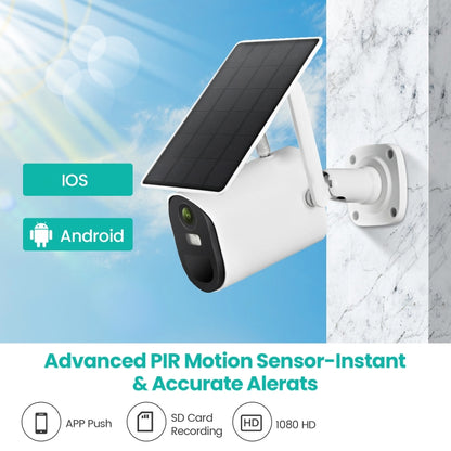T20 1080P Full HD 4G (เวอร์ชั่นสหภาพยุโรป) กล้องพลังงานแสงอาทิตย์, รองรับเซ็นเซอร์อินฟราเรดร่างกายมนุษย์ PIR, การมองเห็นตอนกลางคืน, เสียงสองทาง, การ์ด TF, 4G (EU Version)