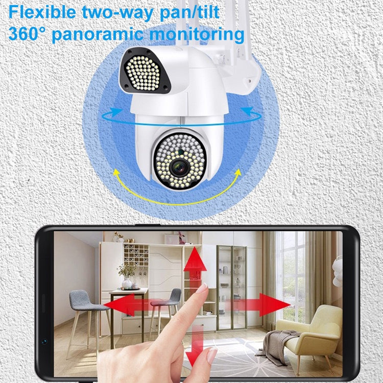 QX37 1080P WiFi กล้องเฝ้าระวังความละเอียดสูง กล้องโดมกลางแจ้ง รองรับการมองเห็นตอนกลางคืน และการตรวจจับเสียงและการเคลื่อนไหวสองทาง, QX37