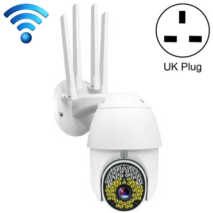 QX38 1080P WiFi กล้องเฝ้าระวังความละเอียดสูง กล้องโดมกลางแจ้ง รองรับการมองเห็นตอนกลางคืน และการตรวจจับเสียงและการเคลื่อนไหวสองทาง, QX38
