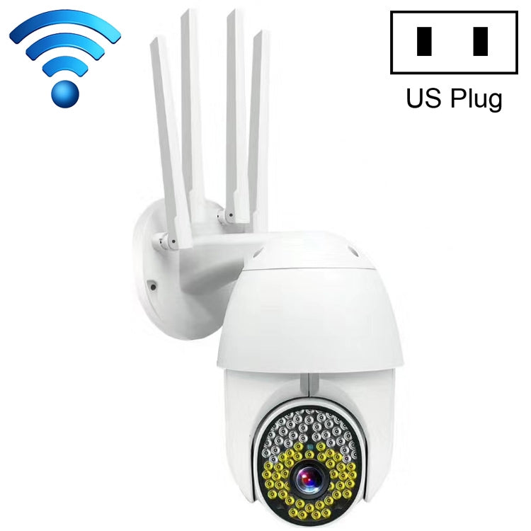 QX38 1080P WiFi กล้องเฝ้าระวังความละเอียดสูง กล้องโดมกลางแจ้ง รองรับการมองเห็นตอนกลางคืน และการตรวจจับเสียงและการเคลื่อนไหวสองทาง, QX38