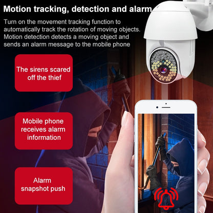 QX38 1080P WiFi กล้องเฝ้าระวังความละเอียดสูง กล้องโดมกลางแจ้ง รองรับการมองเห็นตอนกลางคืน และการตรวจจับเสียงและการเคลื่อนไหวสองทาง, QX38