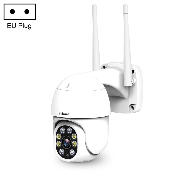 Sricam SP028 1080P HD กล้อง PTZ กลางแจ้ง, รองรับเสียงสองทาง / การตรวจจับการเคลื่อนไหว / การตรวจจับแบบ Humanoid / สี Night Vision / การ์ด TF, ปลั๊กของสหรัฐฯ, SP028 AU Plug, SP028 EU Plug, SP028 UK Plug, SP028 US Plug