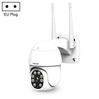 Sricam SP028 1080P HD กล้อง PTZ กลางแจ้ง, รองรับเสียงสองทาง / การตรวจจับการเคลื่อนไหว / การตรวจจับแบบ Humanoid / สี Night Vision / การ์ด TF, ปลั๊กของสหรัฐฯ, SP028 AU Plug, SP028 EU Plug, SP028 UK Plug, SP028 US Plug