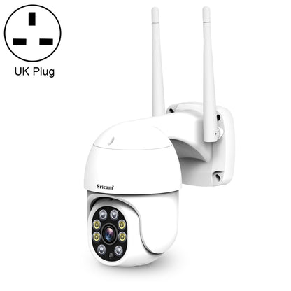 Sricam SP028 1080P HD กล้อง PTZ กลางแจ้ง, รองรับเสียงสองทาง / การตรวจจับการเคลื่อนไหว / การตรวจจับแบบ Humanoid / สี Night Vision / การ์ด TF, ปลั๊กของสหรัฐฯ, SP028 AU Plug, SP028 EU Plug, SP028 UK Plug, SP028 US Plug