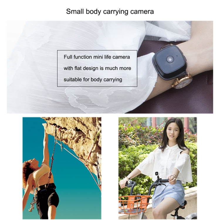 CAMSOY C9 HD 1280 x 720P มุมกว้าง 70 องศาไร้สาย WiFi Wearable กล้องเฝ้าระวังอัจฉริยะรองรับการมองเห็นทางขวาอินฟราเรดและการตรวจจับการเคลื่อนไหวสัญญาณเตือน & การบันทึกแบบวนซ้ำและการจับภาพตามกำหนดเวลา, C9