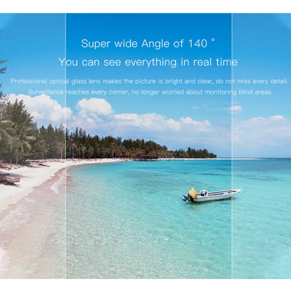 CAMSOY S1 HD 1280 x 720P 140 องศามุมกว้างไร้สาย WiFi เฝ้าระวังอัจฉริยะ กล้อง, S1