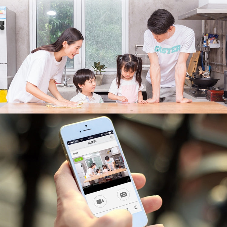 CAMSOY S1 HD 1280 x 720P 140 องศามุมกว้างไร้สาย WiFi เฝ้าระวังอัจฉริยะ กล้อง, S1