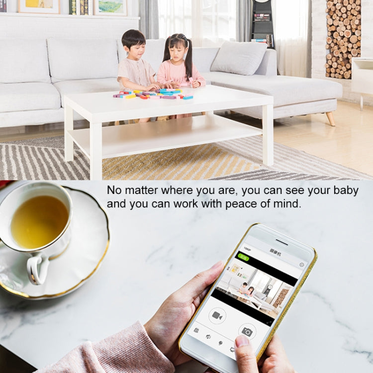 CAMSOY S8 HD 1280 x 720P 140 องศามุมกว้างไร้สาย WiFi กล้องเฝ้าระวังอัจฉริยะรองรับการมองเห็นอัตโนมัติด้วยแสงอัตโนมัติและการตรวจจับการเคลื่อนไหวและการบันทึกแบบวนซ้ำ, S8