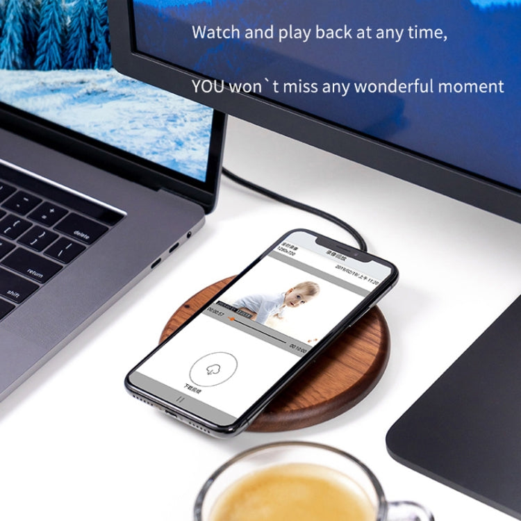 CAMSOY S8 HD 1280 x 720P 140 องศามุมกว้างไร้สาย WiFi กล้องเฝ้าระวังอัจฉริยะรองรับการมองเห็นอัตโนมัติด้วยแสงอัตโนมัติและการตรวจจับการเคลื่อนไหวและการบันทึกแบบวนซ้ำ, S8
