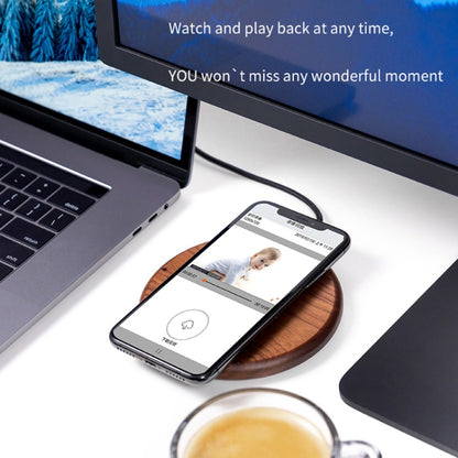 CAMSOY S8 HD 1280 x 720P 140 องศามุมกว้างไร้สาย WiFi กล้องเฝ้าระวังอัจฉริยะรองรับการมองเห็นอัตโนมัติด้วยแสงอัตโนมัติและการตรวจจับการเคลื่อนไหวและการบันทึกแบบวนซ้ำ, S8