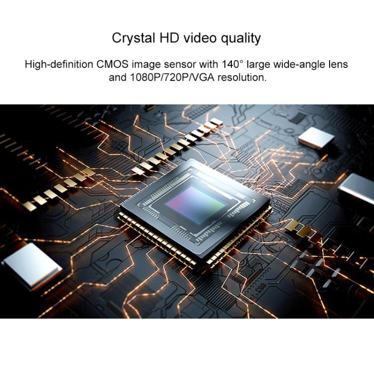 CAMSOY S8 HD 1280 x 720P 140 องศามุมกว้างไร้สาย WiFi กล้องเฝ้าระวังอัจฉริยะรองรับการมองเห็นอัตโนมัติด้วยแสงอัตโนมัติและการตรวจจับการเคลื่อนไหวและการบันทึกแบบวนซ้ำ, S8