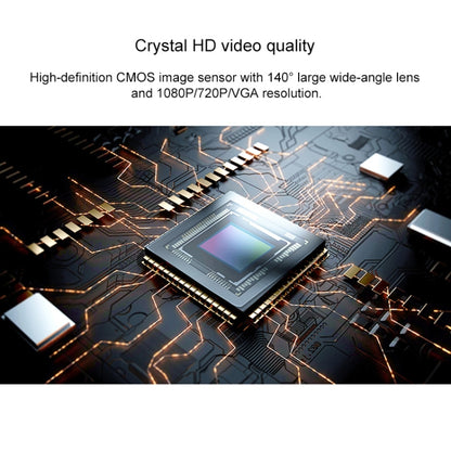 CAMSOY S8 HD 1280 x 720P 140 องศามุมกว้างไร้สาย WiFi กล้องเฝ้าระวังอัจฉริยะรองรับการมองเห็นอัตโนมัติด้วยแสงอัตโนมัติและการตรวจจับการเคลื่อนไหวและการบันทึกแบบวนซ้ำ, S8
