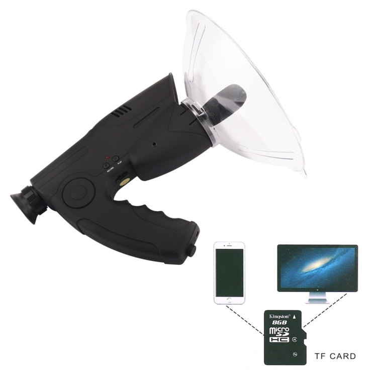 Solaraway TN-02 8X Prism Optical System Orbitor ผู้สังเกตการณ์ธรรมชาติพร้อมการบันทึกแบบดิจิตอล รองรับการ์ด TF และแจ็คหูฟัง, 8X Natural Observer