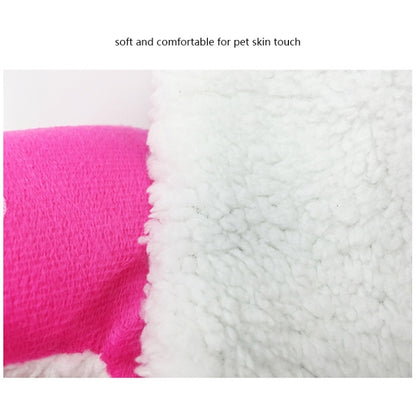 รังบ้านสัตว์เลี้ยงตุ๊กตาสั้นทรงสตรอเบอร์รี่พับได้ ขนาด: L, Red, Size L, Pink, Size L, Purple, Size L