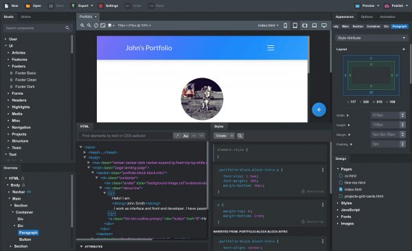 Bootstrap Studio Pro 5.4.1 Final (2020) Full Version for Mac