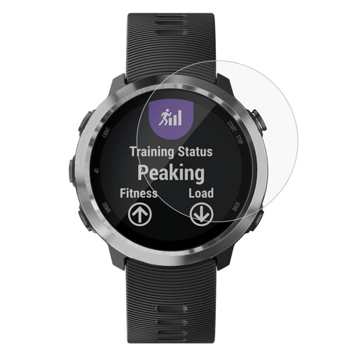 2 PCS ENKAY Hat-Prince สำหรับผู้เบิกทาง Garmin 645 0.2mm 9H ความแข็งพื้นผิว 2.15D ขอบโค้งกระจกนิรภัยป้องกันหน้าจอ