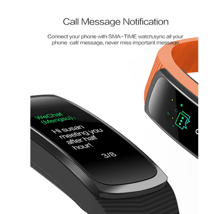 SMA-B3 Fitness Tracker 0.96 นิ้วสร้อยข้อมือสมาร์ท Bluetooth, กันน้ำ IP67, รองรับกิจกรรม Tracker / เครื่องวัดอัตราการเต้นของหัวใจ / เครื่องวัดความดันโลหิต / การจับภาพระยะไกล, SMA-B3/Black, SMA-B3/Orange, SMA-B3/Green, SMA-B3/Blue