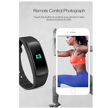 SMA-B3 Fitness Tracker 0.96 นิ้วสร้อยข้อมือสมาร์ท Bluetooth, กันน้ำ IP67, รองรับกิจกรรม Tracker / เครื่องวัดอัตราการเต้นของหัวใจ / เครื่องวัดความดันโลหิต / การจับภาพระยะไกล, SMA-B3/Black, SMA-B3/Orange, SMA-B3/Green, SMA-B3/Blue