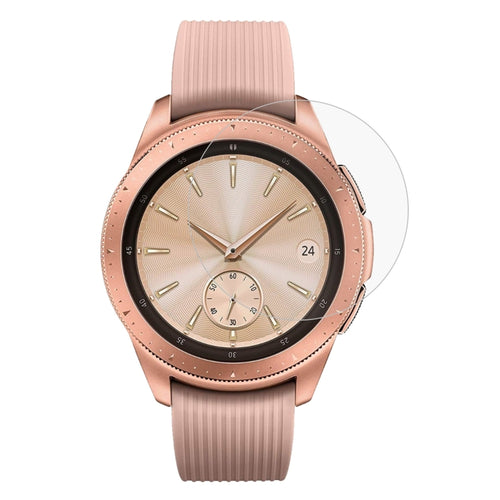 ENKAY Hat-Prince 0.2mm 9H 2.15D ฟิล์มกระจกนิรภัยขอบโค้งสำหรับ Galaxy Watch 42mm, Tempered Glass/42mm, 2 PCS Tempered Glass/42mm