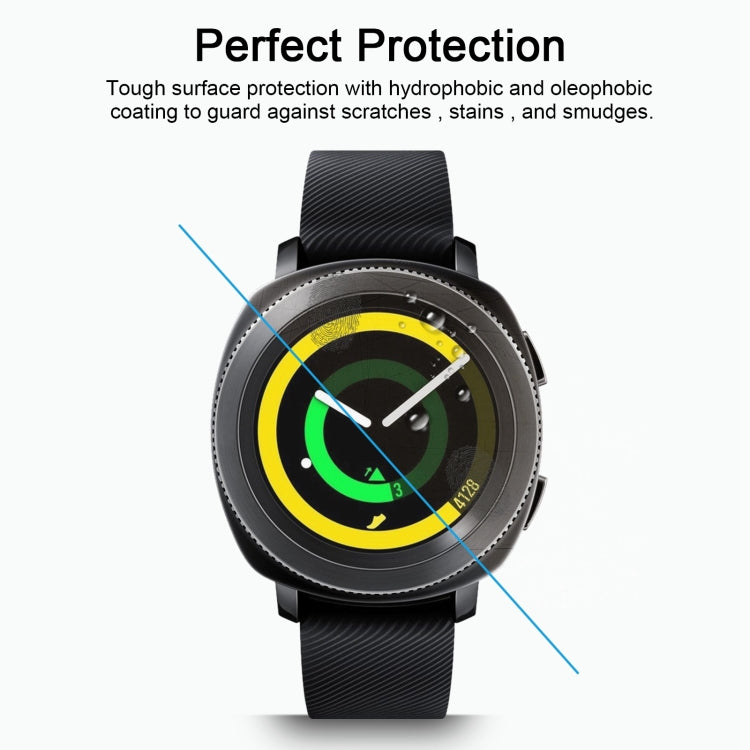 2 PCS ENKAY Hat-Prince สำหรับ Samsung Gear Sport Smart Watch 0.2mm 9H ความแข็งพื้นผิว 2.15D ฟิล์มกระจกนิรภัยป้องกันการระเบิด, For Samsung Gear Sport (2PCS)
