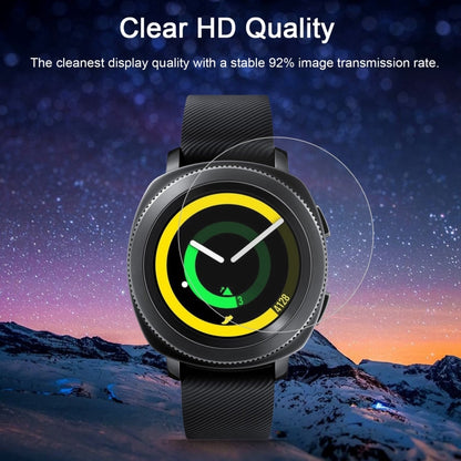 2 PCS ENKAY Hat-Prince สำหรับ Samsung Gear Sport Smart Watch 0.2mm 9H ความแข็งพื้นผิว 2.15D ฟิล์มกระจกนิรภัยป้องกันการระเบิด, For Samsung Gear Sport (2PCS)