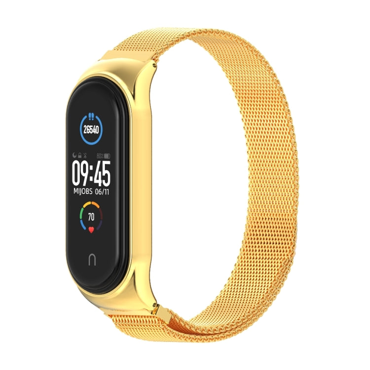 Mijobs Milan CS Metal Magnetic Watch Band สำหรับ Xiaomi Mi Band 3 & 4 & 5 & 6 ไม่รวมโฮสต์