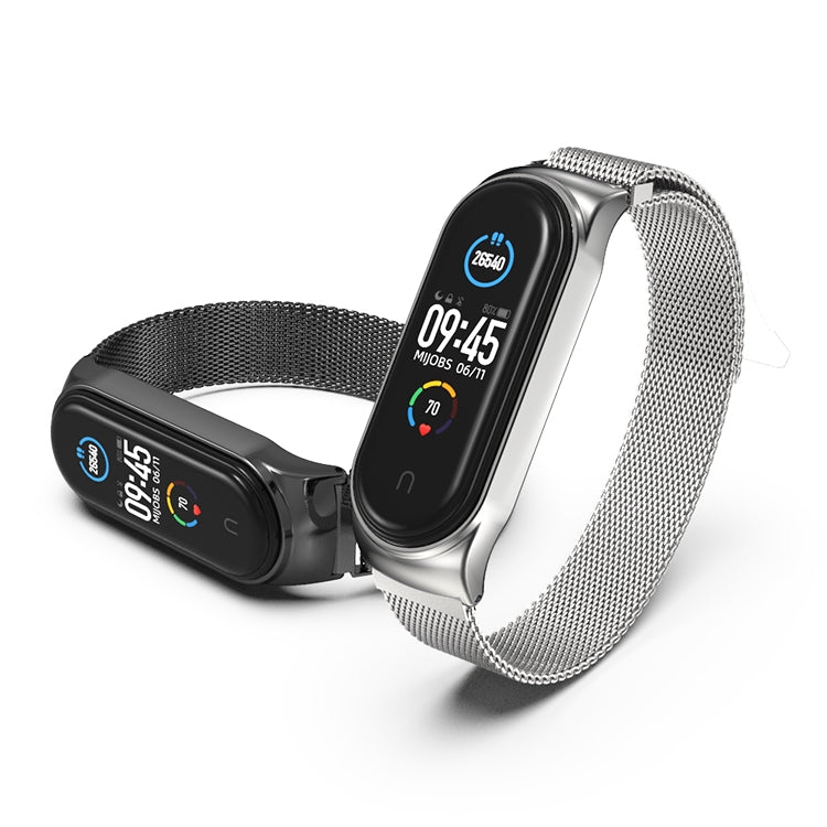 Mijobs Milan CS Metal Magnetic Watch Band สำหรับ Xiaomi Mi Band 3 & 4 & 5 & 6 ไม่รวมโฮสต์