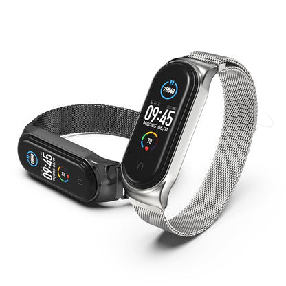 Mijobs Milan CS Metal Magnetic Watch Band สำหรับ Xiaomi Mi Band 3 & 4 & 5 & 6 ไม่รวมโฮสต์