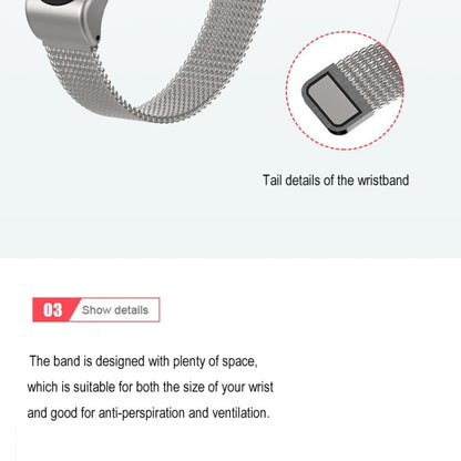 Mijobs Milan CS Metal Magnetic Watch Band สำหรับ Xiaomi Mi Band 3 & 4 & 5 & 6 ไม่รวมโฮสต์