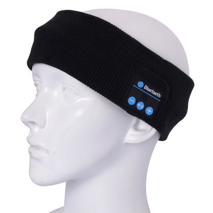 สายคาดศีรษะเพลงกีฬาแฮนด์ฟรี Bluetooth แบบถักพร้อมไมโครโฟนสำหรับ iPhone / Samsung และอุปกรณ์ Bluetooth อื่น ๆ