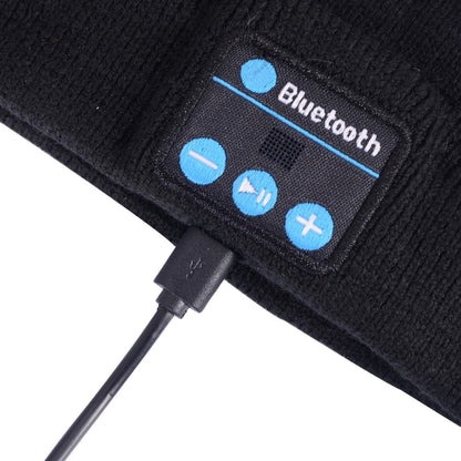 สายคาดศีรษะเพลงกีฬาแฮนด์ฟรี Bluetooth แบบถักพร้อมไมโครโฟนสำหรับ iPhone / Samsung และอุปกรณ์ Bluetooth อื่น ๆ