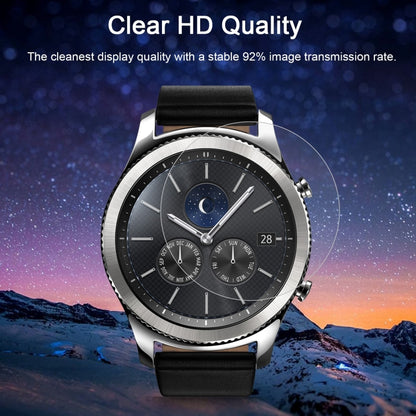 ENKAY Hat-Prince สำหรับ Samsung Gear S3 Smart Watch 0.2mm 9H ความแข็งพื้นผิว 2.15D ฟิล์มกระจกนิรภัยป้องกันการระเบิด
