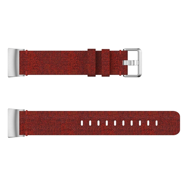 สายนาฬิกาไนลอน Vanvas แบบทอสำหรับ Fitbit Charge 3