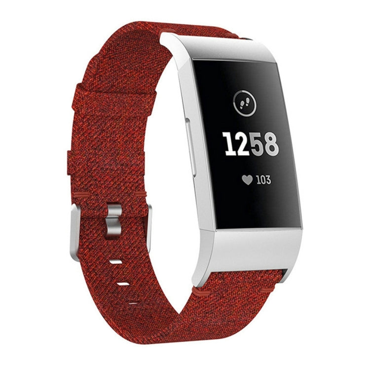 สายนาฬิกาไนลอน Vanvas แบบทอสำหรับ Fitbit Charge 3