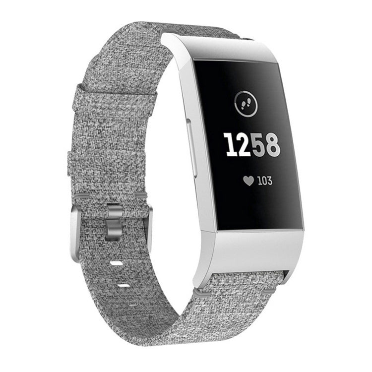 สายนาฬิกาไนลอน Vanvas แบบทอสำหรับ Fitbit Charge 3