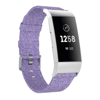 สายนาฬิกาไนลอน Vanvas แบบทอสำหรับ Fitbit Charge 3