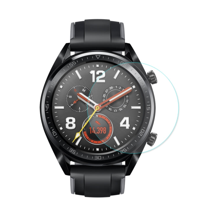 ENKAY Hat-Prince 0.2mm 9H 2.15D ฟิล์มกระจกนิรภัยขอบโค้งสำหรับ Huawei Watch GT 46mm, Huawei Watch GT