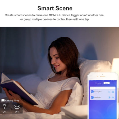 Sonoff T2 Touch 86 มม. แผงกระจกนิรภัยสวิตช์ผนังไฟบ้านอัจฉริยะสวิตช์สัมผัสเข้ากันได้กับ Alexa และ Google Home, AC 100 V - 240 V, ปลั๊ก EU, 86mm/ 1 EUPlug