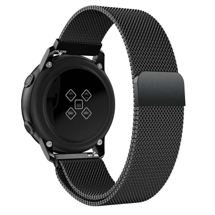 Milanis Magnetic Stainless Steel Mesh Wrist Strap WatchBand สำหรับ Galaxy Watch Active 20mm
