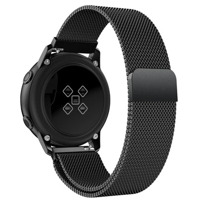 Milanis Magnetic Stainless Steel Mesh Wrist Strap WatchBand สำหรับ Galaxy Watch Active 20mm