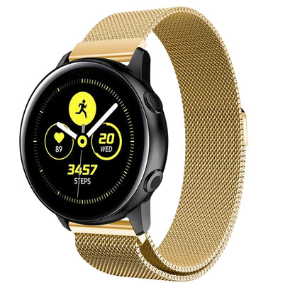 Milanis Magnetic Stainless Steel Mesh Wrist Strap WatchBand สำหรับ Galaxy Watch Active 20mm