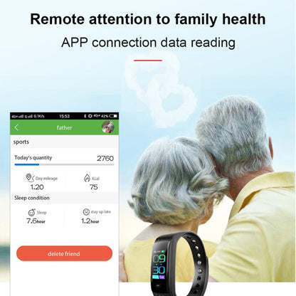 CK17S 0.96 นิ้วหน้าจอ IPS สร้อยข้อมือสมาร์ทกันน้ำ IP67 รองรับการแจ้งเตือนการโทร / การตรวจสอบอัตราการเต้นของหัวใจ / การตรวจสอบความดันโลหิต / การตรวจสอบการนอนหลับ