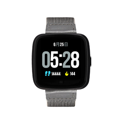 DTNO.1 G12 1.3 นิ้วหน้าจอสี OLED สร้อยข้อมืออัจฉริยะ IP67 กันน้ำ, สายนาฬิกาไนลอน, รองรับการแจ้งเตือนการโทร / การตรวจสอบอัตราการเต้นของหัวใจ / การแจ้งเตือนอยู่ประจำ / โหมดมัลติสปอร์ต