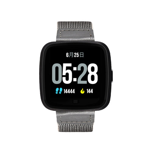 DTNO.1 G12 1.3 นิ้วหน้าจอสี OLED สร้อยข้อมืออัจฉริยะ IP67 กันน้ำ, สายนาฬิกาไนลอน, รองรับการแจ้งเตือนการโทร / การตรวจสอบอัตราการเต้นของหัวใจ / การแจ้งเตือนอยู่ประจำ / โหมดมัลติสปอร์ต