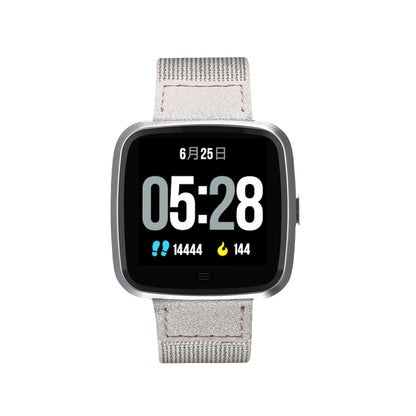 DTNO.1 G12 1.3 นิ้วหน้าจอสี OLED สร้อยข้อมืออัจฉริยะ IP67 กันน้ำ, สายนาฬิกาไนลอน, รองรับการแจ้งเตือนการโทร / การตรวจสอบอัตราการเต้นของหัวใจ / การแจ้งเตือนอยู่ประจำ / โหมดมัลติสปอร์ต